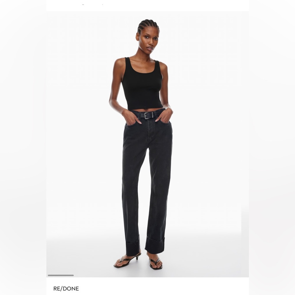 RE/DONE High Rise Loose Long Cuff Jean (BNWT)